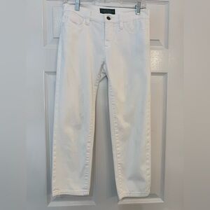 Lauren Ralph Lauren Petite White Skinny Jeans